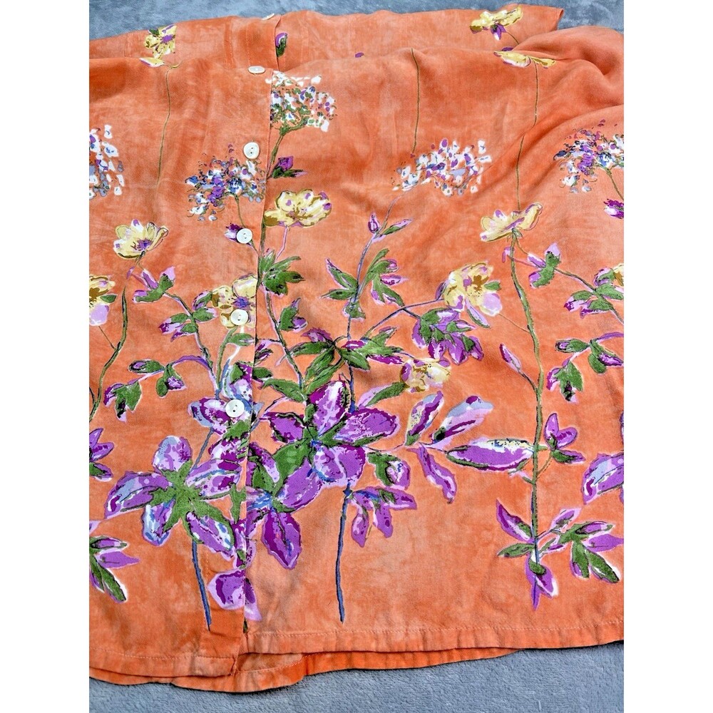 LA Cera womens casual floral summer dress XL vacation travel party cottagecore - Picture 5 of 10